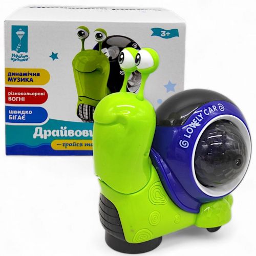 Музична іграшка "Драйвовий равлик" укр  мініатюра фото 1