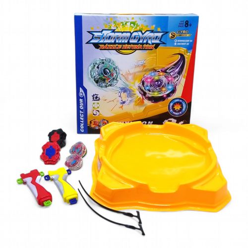 Бейблейд(BeyBlade) набір - арена, 2 дзиги, 2 запускача, металеві утяжчувачі, підсвічування фото