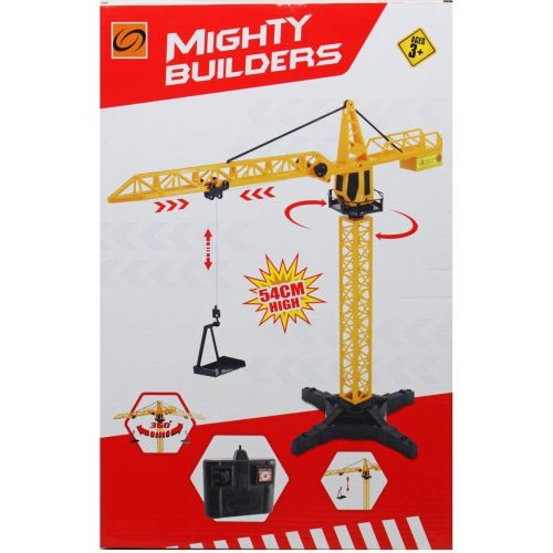 Уцінка.  Підйомний кран "Mighty Builders", на радіокеруванні не працює механізм фото