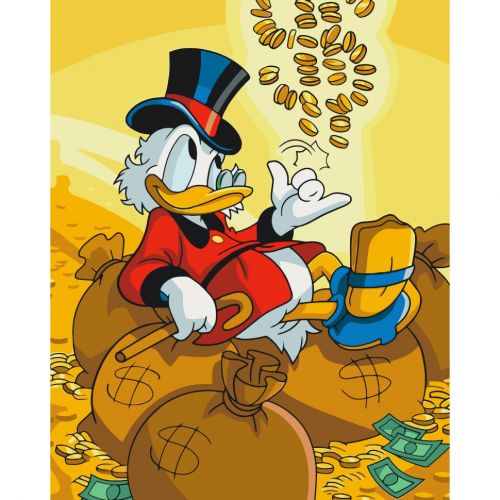 Картина по номерах "Scrooge McDuck (Скрудж МакДак)" 40x50 см фото