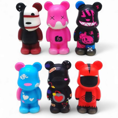 Іграшка-антистрес сквіш "Bearbrick", 13 см (мікс видів) фото