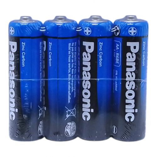 Батарейки Panasonic АА R6BER GeneralPurpose 1,5V, тип zinc carbon, 4 штуки фото