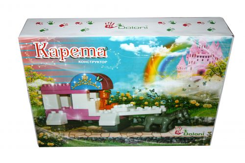 Конструктор "Карета", 38 дет картинка Конструктор "Карета", 38 дет фото