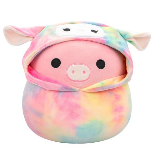 М'яка іграшка Squishmallows- Поросятко Пітер (30 cm, у одязі) фото