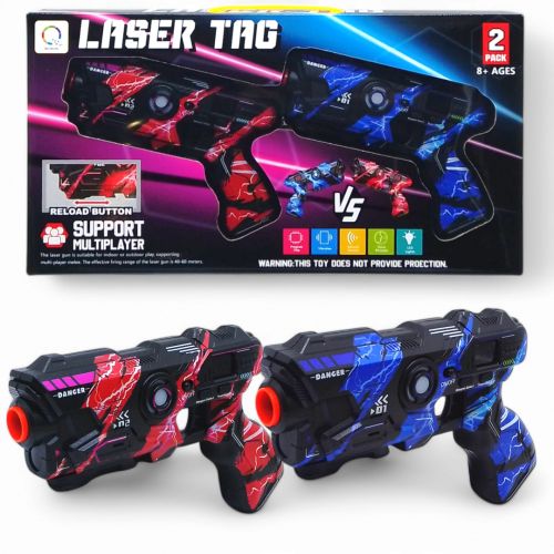 Набор бластеров 2 в 1 Laser Tag (красный + синий) фото