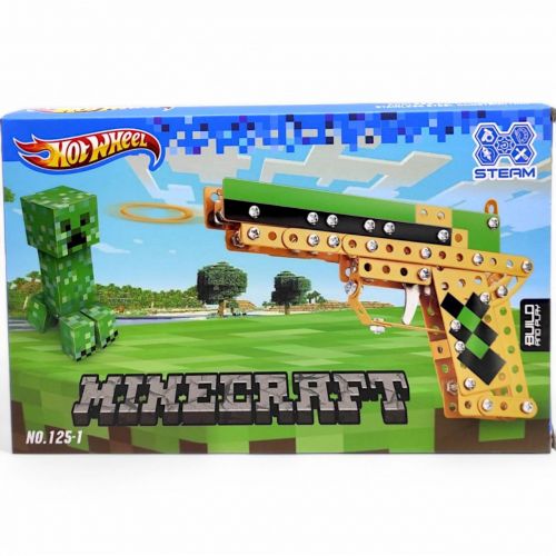 Конструктор металевий “Minecraft/Майнкрафт. Пістолет-гумкостріл” мініатюра фото 1 Конструктор металевий “Minecraft/Майнкрафт. Пістолет-гумкостріл” мініатюра фото 1