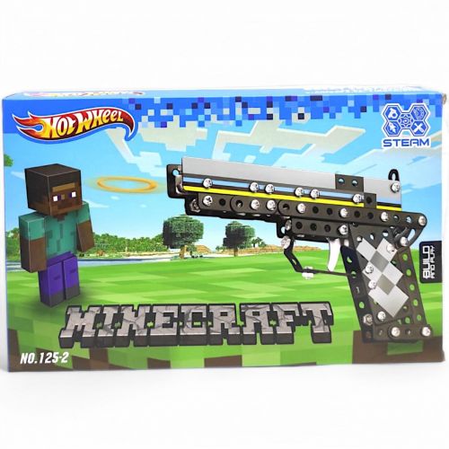 Конструктор металевий “Minecraft/Майнкрафт. Пістолет-гумкостріл” мініатюра фото 1 Конструктор металевий “Minecraft/Майнкрафт. Пістолет-гумкостріл” мініатюра фото 1