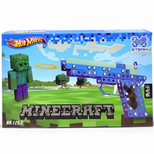 Конструктор металевий “Minecraft/Майнкрафт. Пістолет-гумкостріл” мініатюра фото 1 Конструктор металевий “Minecraft/Майнкрафт. Пістолет-гумкостріл” мініатюра фото 1