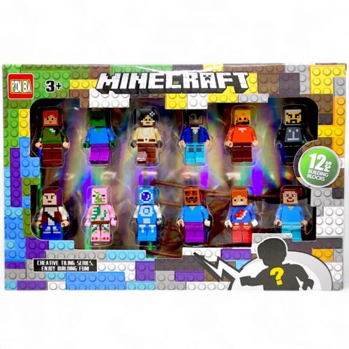 Набір "Майнкрафт/Minecraft" 12 фігурок картинка Набір "Майнкрафт/Minecraft" 12 фігурок фото
