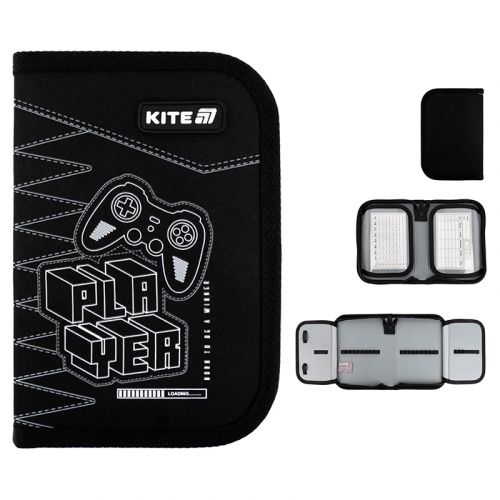 Пенал Kite 1 від. , 2 відв. , без наповнення 622 Player картинка Пенал Kite 1 від. , 2 відв. , без наповнення 622 Player фото