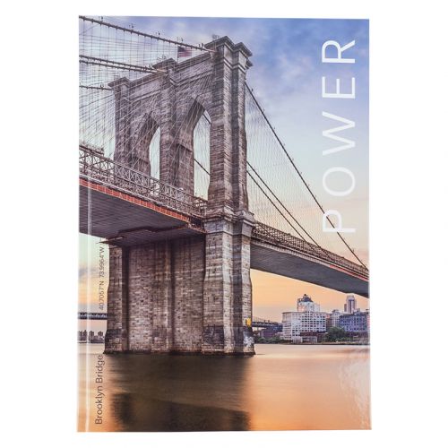 Книга записна А4 96арк. , кліт. , Power картинка Книга записна А4 96арк. , кліт. , Power фото