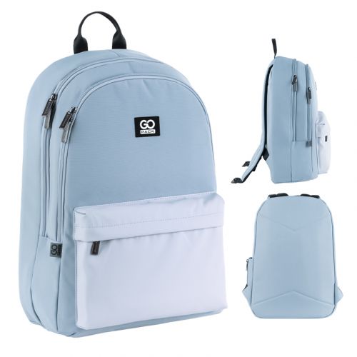 Рюкзак GoPack Education Teens 140 сіро-блакитний картинка Рюкзак GoPack Education Teens 140 сіро-блакитний фото