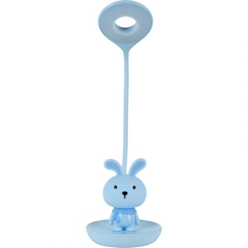 Настільна лампа LED з акумулятором Bunny, блакитний картинка Настільна лампа LED з акумулятором Bunny, блакитний фото