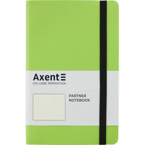 Книга записна Partner Soft, 125*195, 96арк, крап, салатова картинка Книга записна Partner Soft, 125*195, 96арк, крап, салатова фото