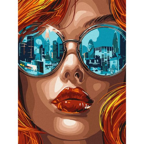 Набір для розпису по номерах "Пейзаж Лондона" 30х40см  мініатюра фото 1