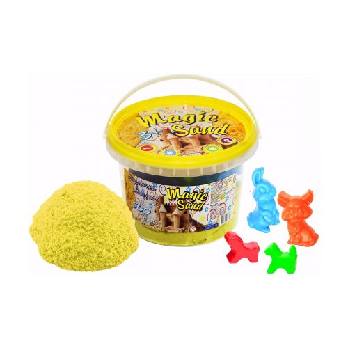 Кінетичний пісок "Magic sand", жовтий, 500 г картинка Кінетичний пісок "Magic sand", жовтий, 500 г фото