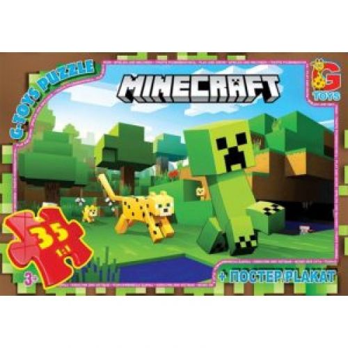 Пазли ТМ "G-Toys" із серії "Minecraft" (Майнкрафт), 35 ел картинка Пазли ТМ "G-Toys" із серії "Minecraft" (Майнкрафт), 35 ел фото