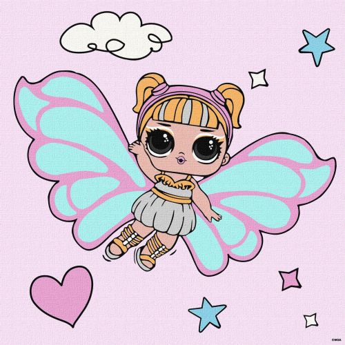 Картина за номерами "L. O. L.  Surprise! O. M. G.  Fairies Skystarling" 40х40 см фото