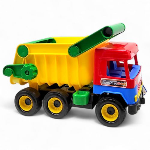 Самоскид "Middle truck", жовтий+ червоний картинка Самоскид "Middle truck", жовтий+ червоний фото