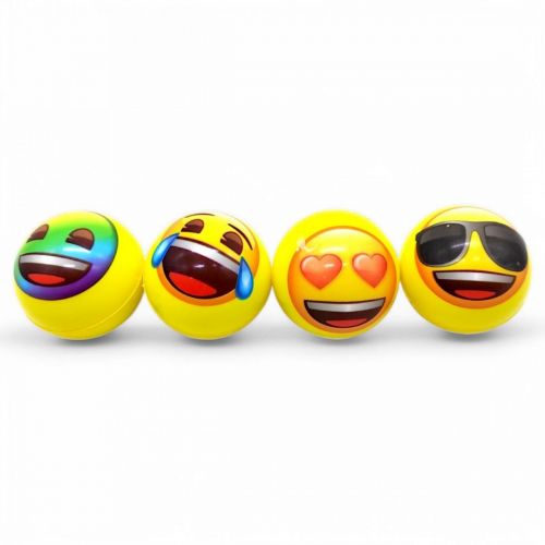Уцінка.  М'яч стрибунець фомовий "Gravity ball.  Смайли" мікс видів Пошкожений зовнішній вигляд фото