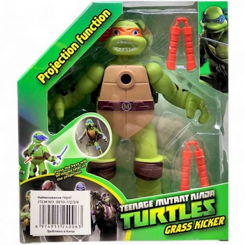 Іграшка-герой "Turtles/Черепашки ніндзя", 15,5 см (Мікеланджело) картинка Іграшка-герой "Turtles/Черепашки ніндзя", 15,5 см (Мікеланджело) фото