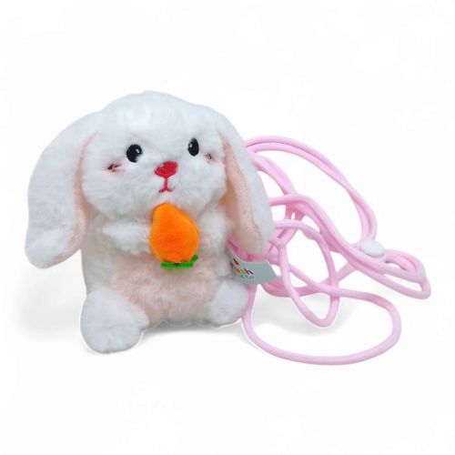 Мяка іграшка Plush and Co арт. PLC25005 тримач для телефону кролик картинка Мяка іграшка Plush and Co арт. PLC25005 тримач для телефону кролик фото