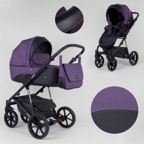 Дитячий візок 2 в 1 Expander MODO M-71206 (1) колір Plum, водовідштовхувальна тканина фото