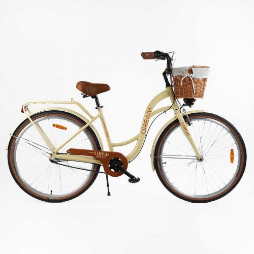 Велосипед міський Corso Dream 28" DM-28012 + КОШИК мініатюра фото 1 Велосипед міський Corso Dream 28" DM-28012 + КОШИК мініатюра фото 1