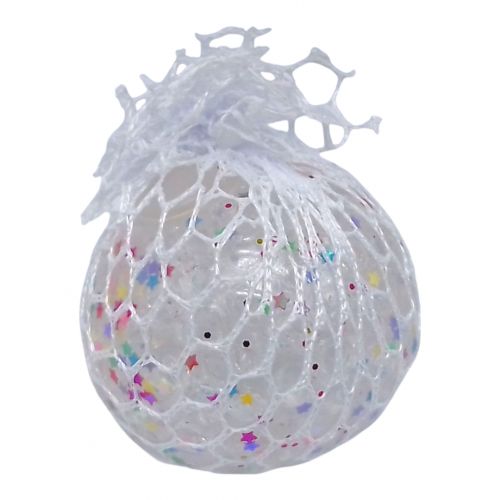 Іграшка-антистрес "Mesh Squishy Ball" орбіз із зірками, 6,5 см картинка Іграшка-антистрес "Mesh Squishy Ball" орбіз із зірками, 6,5 см фото