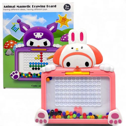 Магнітна мозаїка "Sanrio" магнітна дошка, стилус, картки з завданнями  мініатюра фото 1