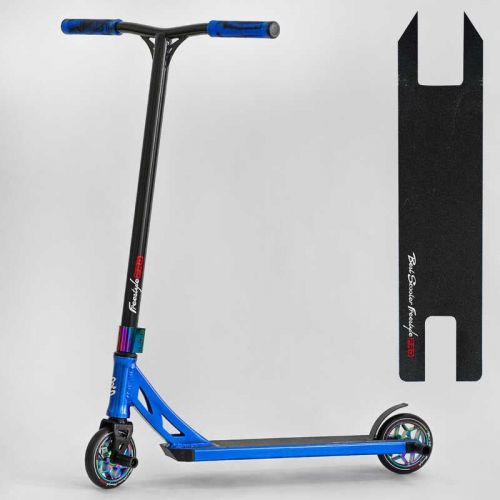 Самокат трюковий "Best Scoote" (HIC-система, ПЕГИ, алюмінієвий диск та дека, колеса PU, d=120 мм, ширина керма 58 см)  мініатюра фото 1