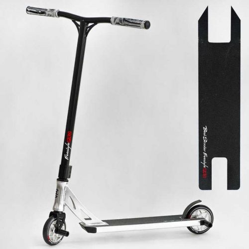 Самокат трюковий "Best Scooter" (HIC-система, ПЕГИ, алюмінієвий диск та дека, колеса PU, d=120 мм, ширина керма 58 см)  мініатюра фото 1