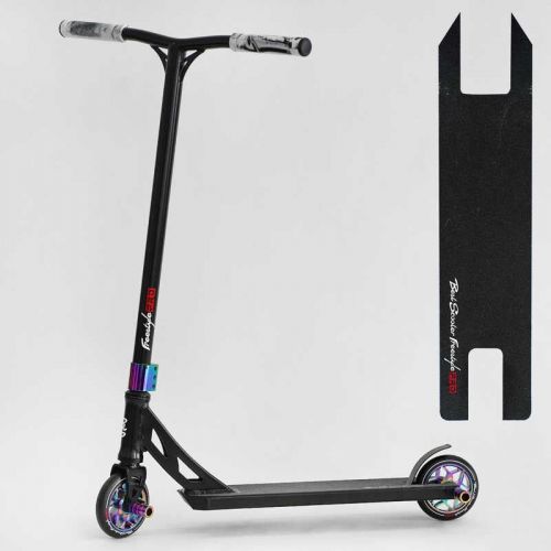 Самокат трюковий "Best Scooter" (HIC-система, ПЕГИ, алюмінієвий диск та дека, колеса PU, d=120 мм, ширина керма 58 см)  мініатюра фото 1