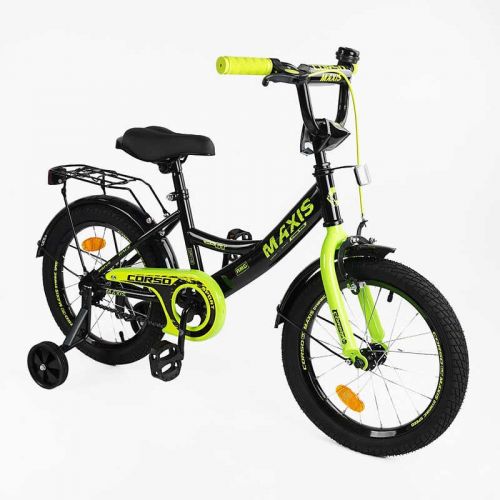 Велосипед 16 дюймов 2-х колесный CORSO MAXIS CL-16338 мініатюра фото 1 Велосипед 16 дюймов 2-х колесный CORSO MAXIS CL-16338 мініатюра фото 1