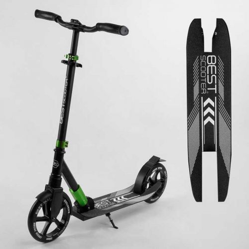 Самокат алюмінієвий Best Scooter (колеса PU, d переднього колеса - 230мм, d заднього колеса - 215 мм, 1 амортизатор передній)  мініатюра фото 1