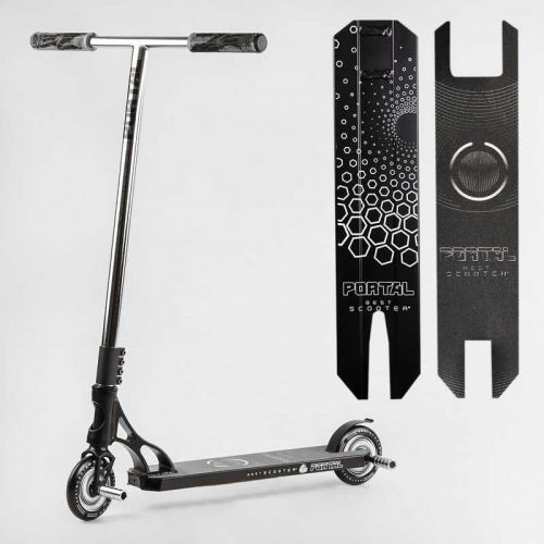 Самокат трюковий "Best Scooter.  Portal" (HIC-система, ПЕГИ, алюмінієвий диск та дека, колеса PU, d=120 мм, ширина керма 58 см)  мініатюра фото 1