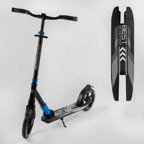 Самокат алюмінієвий "Best Scooter" (колеса PU, d переднього колеса - 230мм, d заднього колеса - 215мм, 1 амортизатор передній)  мініатюра фото 1