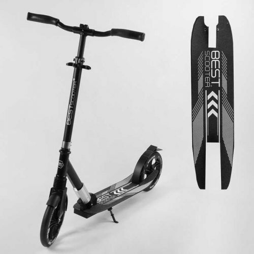 Самокат алюмінієвий "Best Scooter" (колеса PU, d переднього колеса - 230мм, d заднього колеса - 215мм, 1 амортизатор передній)  мініатюра фото 1