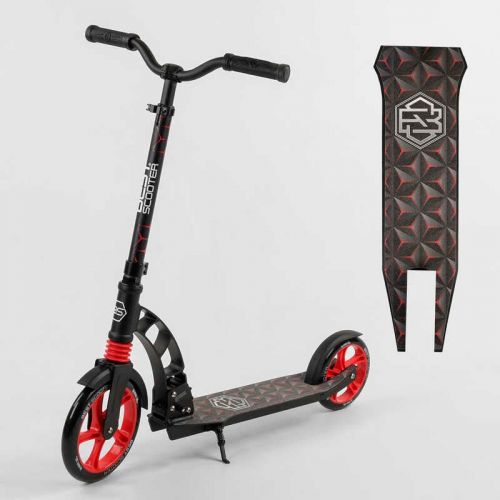 Самокат двоколісний "Best Scooter" (колеса PU, d переднього колеса - 23 см, d заднього колеса - 18 см, 1 амортизатор)  мініатюра фото 1