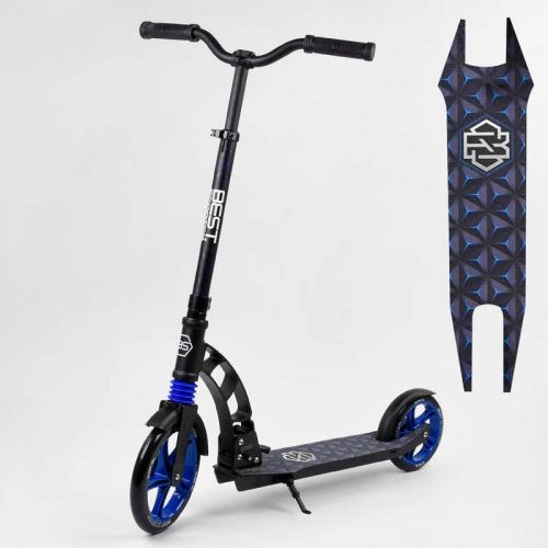 Самокат двоколісний "Best Scooter" (колеса PU, d переднього колеса - 23 см, d заднього колеса - 18 см, 1 амортизатор передній)  мініатюра фото 1