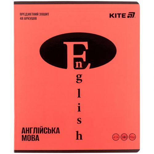 Зошит предметн. 48 арк. , лн. , софт тач+УФ, Brigh, англ. мова мініатюра фото 1 Зошит предметн. 48 арк. , лн. , софт тач+УФ, Brigh, англ. мова мініатюра фото 1