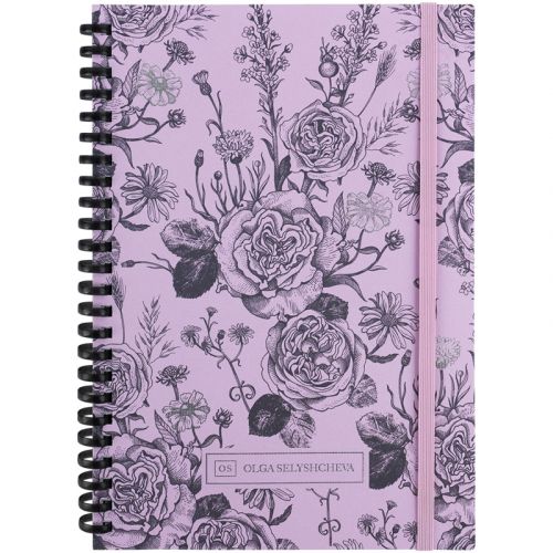 Блокнот на спіралі карт. обк. , А5,80 арк, кл. , OS, Pink Roses мініатюра фото 1 Блокнот на спіралі карт. обк. , А5,80 арк, кл. , OS, Pink Roses мініатюра фото 1