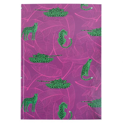 Книга записна А4, 96арк. , кліт. , Leopard, рожева мініатюра фото 1 Книга записна А4, 96арк. , кліт. , Leopard, рожева мініатюра фото 1