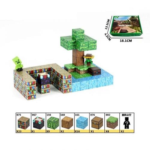 Конструктор магнітний "Майнкрафт/Minecraft" 63 дет мініатюра фото 1 Конструктор магнітний "Майнкрафт/Minecraft" 63 дет мініатюра фото 1