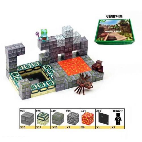 Конструктор магнітний "Майнкрафт/Minecraft", 96 дет мініатюра фото 1 Конструктор магнітний "Майнкрафт/Minecraft", 96 дет мініатюра фото 1