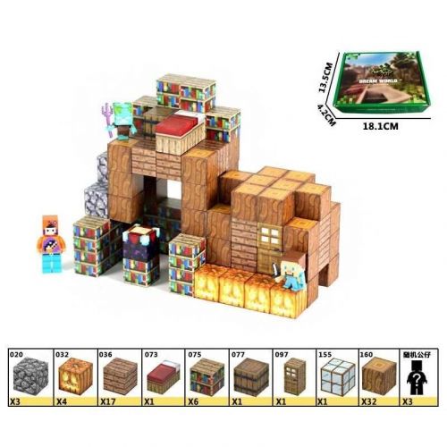 Конструктор магнітний "Майнкрафт/Minecraft" 68 дет мініатюра фото 1 Конструктор магнітний "Майнкрафт/Minecraft" 68 дет мініатюра фото 1