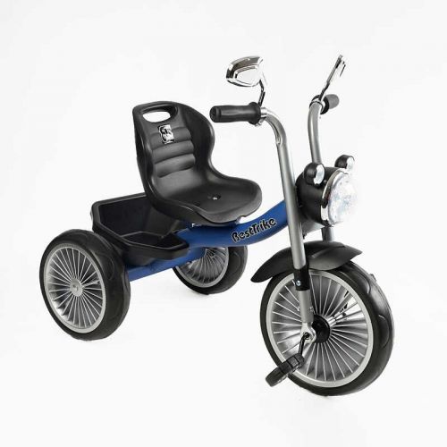 Велосипед 3-х колесный BS-68096 Best Trike колеса EVA переднее 10'', заднее 8'', стальная рама, УКР Озвучка, корзина, в коробке  мініатюра фото 1