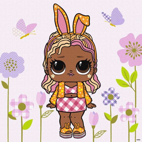 Картина за номерами - L. O. L.  Surprise! Spring Bling BossBunny (30х40 см)  мініатюра фото 1