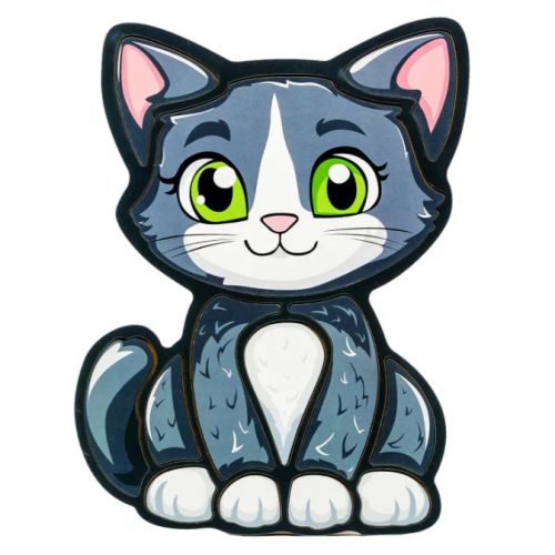Пазл-складалка "Котик" Puz-22958 PuzzleOk мініатюра фото 1 Пазл-складалка "Котик" Puz-22958 PuzzleOk мініатюра фото 1