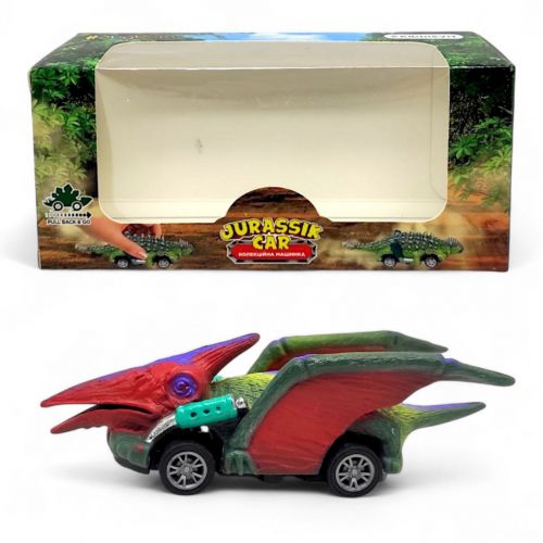 Колекційна машинка "JURASSIK CAR" (вид 1) мініатюра фото 1 Колекційна машинка "JURASSIK CAR" (вид 1) мініатюра фото 1